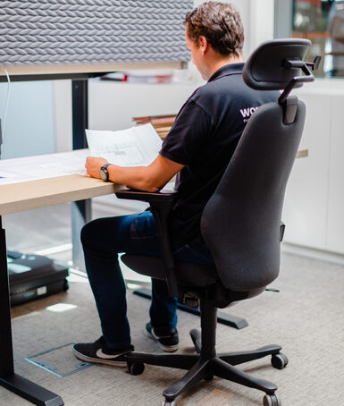 Bureausetting ergonomische bureaustoel kinnarps